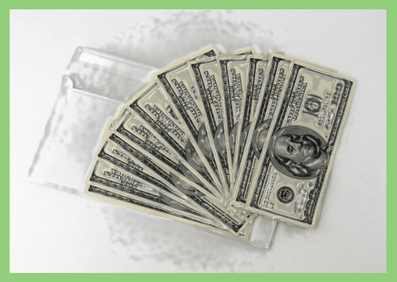 holding money