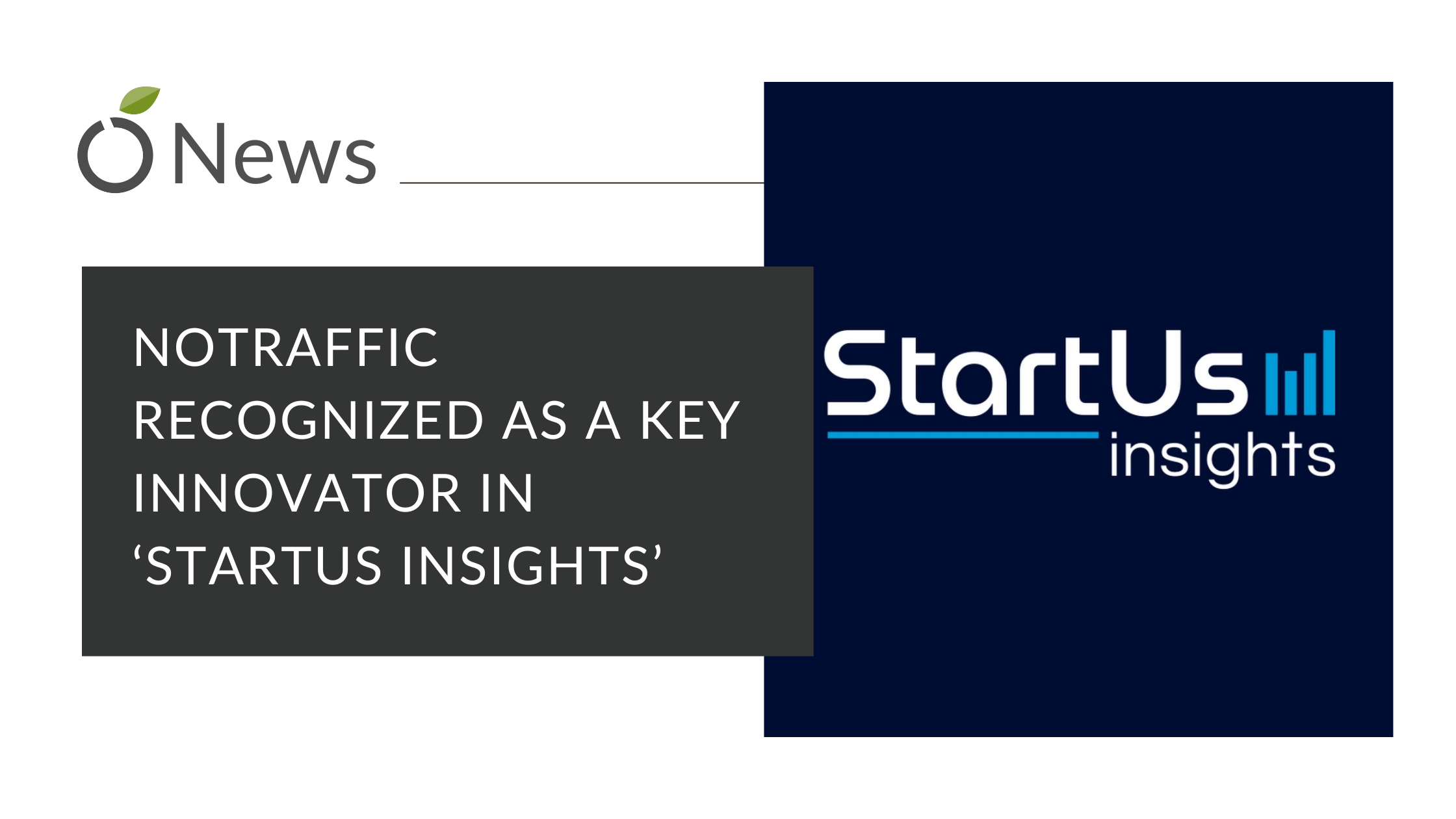 NoTraffic Recognized as Top Mobility Innovator by StartUs Insights
